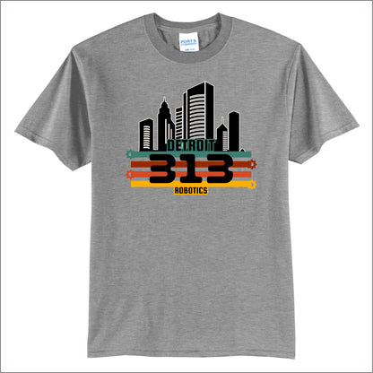 Detroit 313 Robotics 50/50 Short Sleeve T-shirt - Des. B