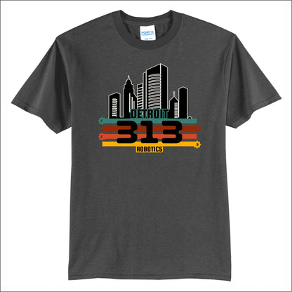 Detroit 313 Robotics 50/50 Short Sleeve T-shirt - Des. B