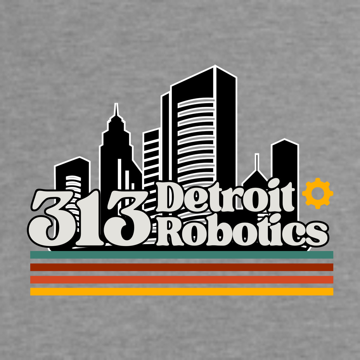 Detroit 313 Robotics 50/50 Short Sleeve T-shirt - Des. A