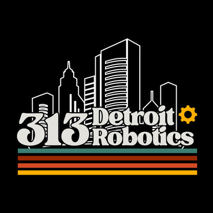 Detroit 313 Robotics 50/50 Short Sleeve T-shirt - Des. A