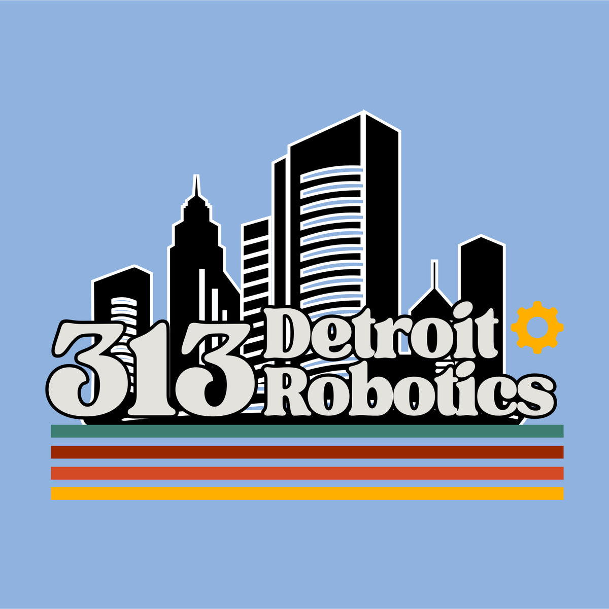 Detroit 313 Robotics 50/50 Short Sleeve T-shirt - Des. A