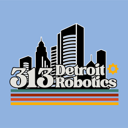 Detroit 313 Robotics 50/50 Short Sleeve T-shirt - Des. A