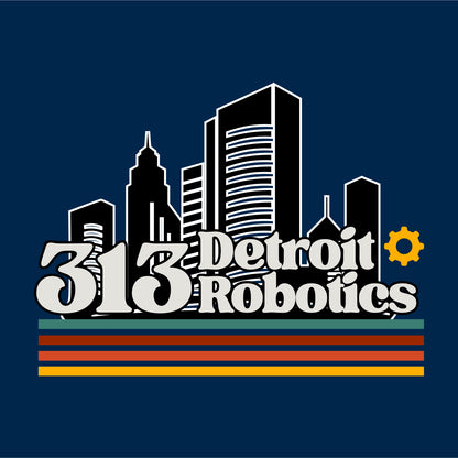 Detroit 313 Robotics 50/50 Short Sleeve T-shirt - Des. A