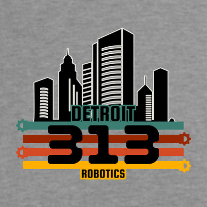Detroit 313 Robotics 50/50 Short Sleeve T-shirt - Des. B