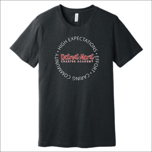 Detroit Merit Charter Heathered Soft Jersey T-shirt