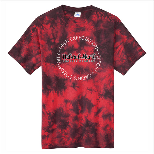Detroit Merit Charter Crystal Tie-Dye T-shirt