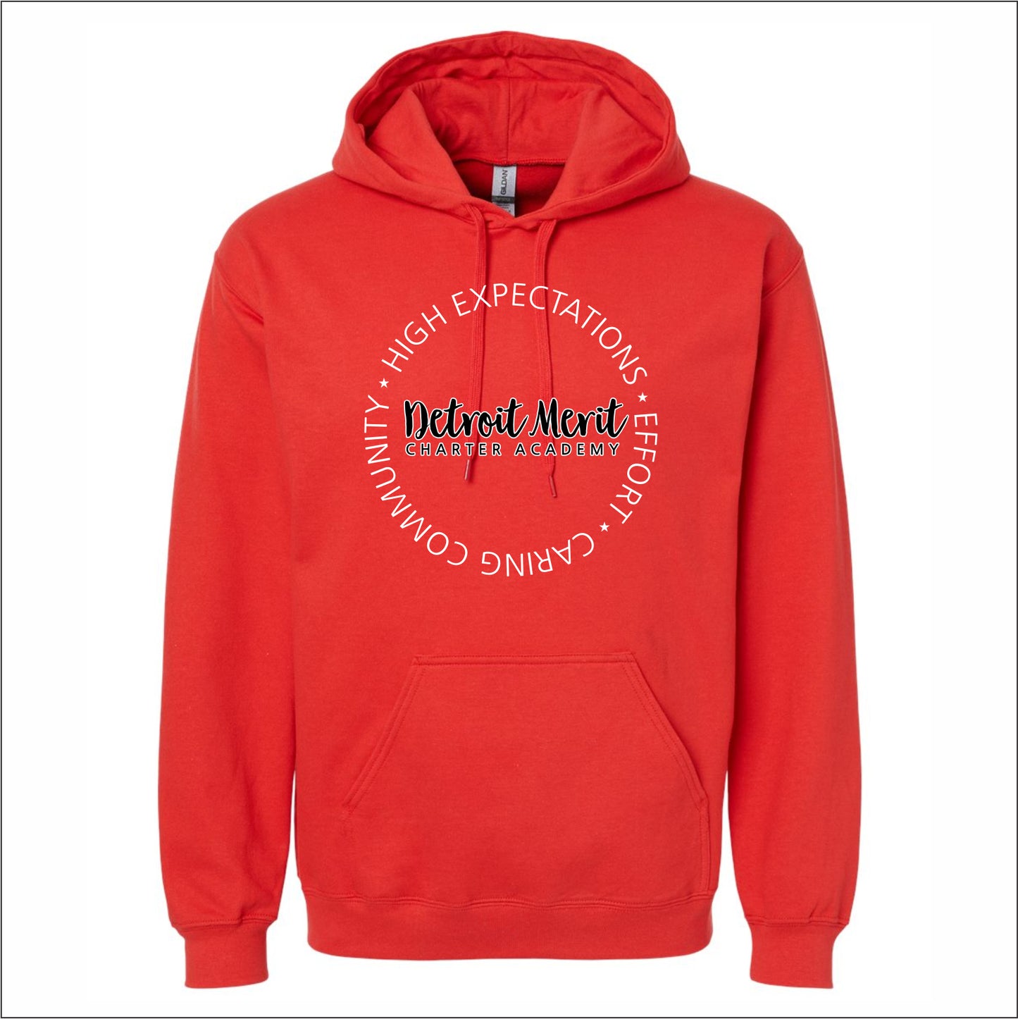 Detroit Merit Charter Softstyle Hooded Sweatshirt