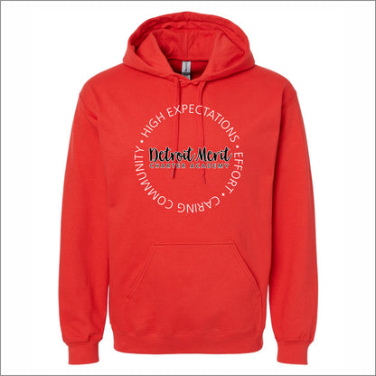 Detroit Merit Charter Softstyle Hooded Sweatshirt