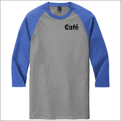 District 87 Cafe Tri-Blend 3/4 Sleeve Raglan Tee