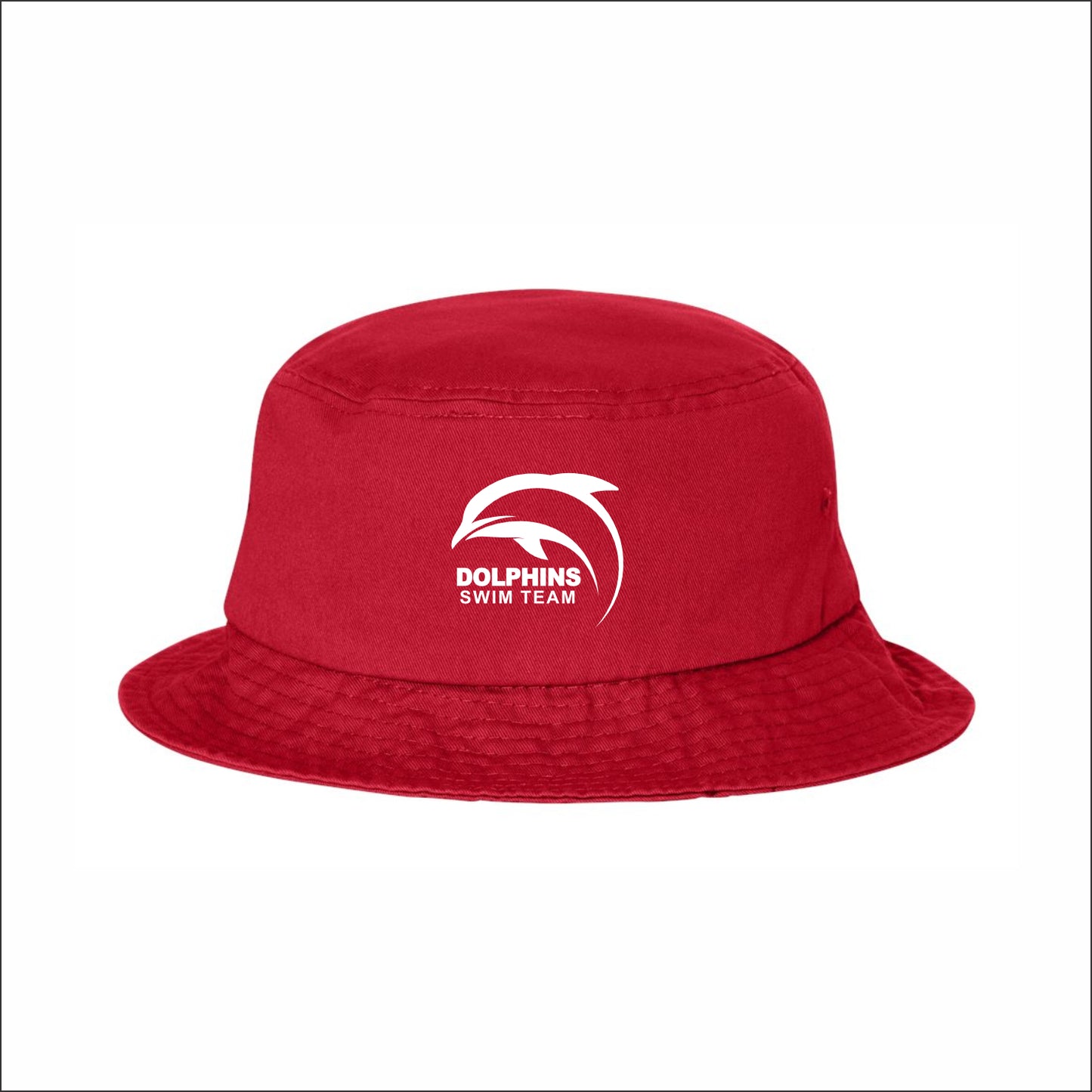 Bloomington Dolphins Swim Bucket Cap
