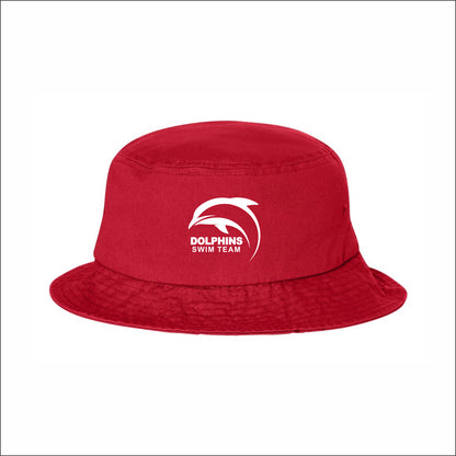 Bloomington Dolphins Swim Bucket Cap
