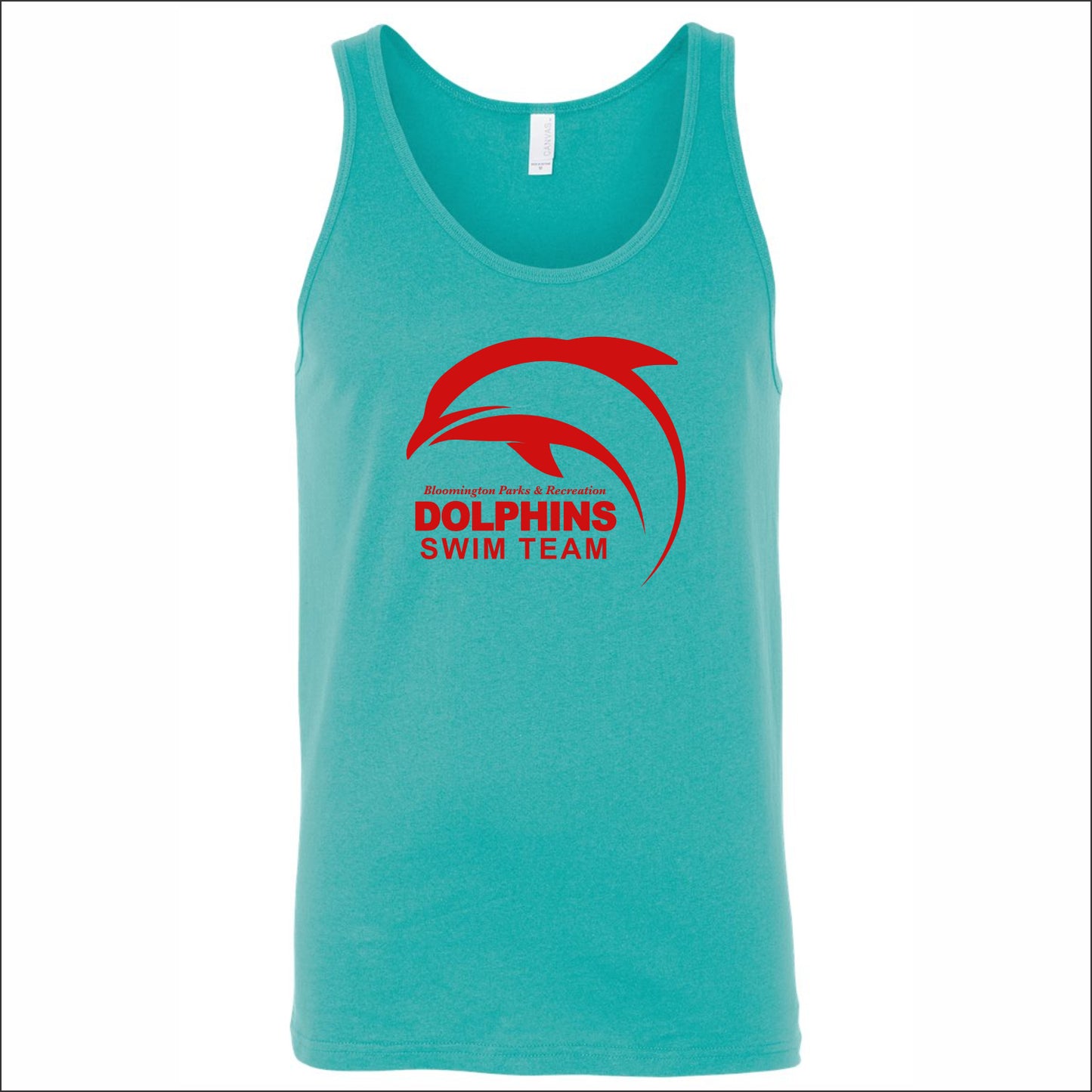Bloomington Dolphins Swim Soft Jersey Tank Top
