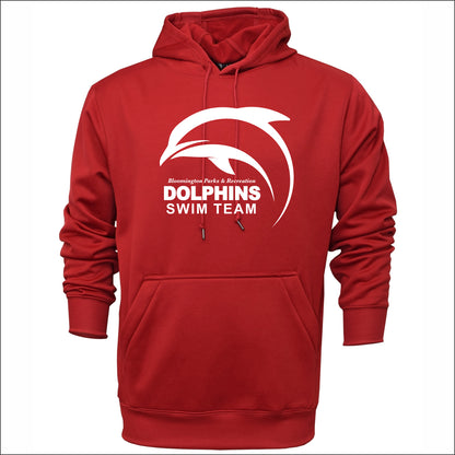 Bloomington Dolphins Swim Performance Hooded Sweatshirt