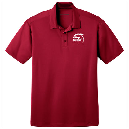 Bloomington Dolphins Swim Performance Short Sleeve Polo Shirt