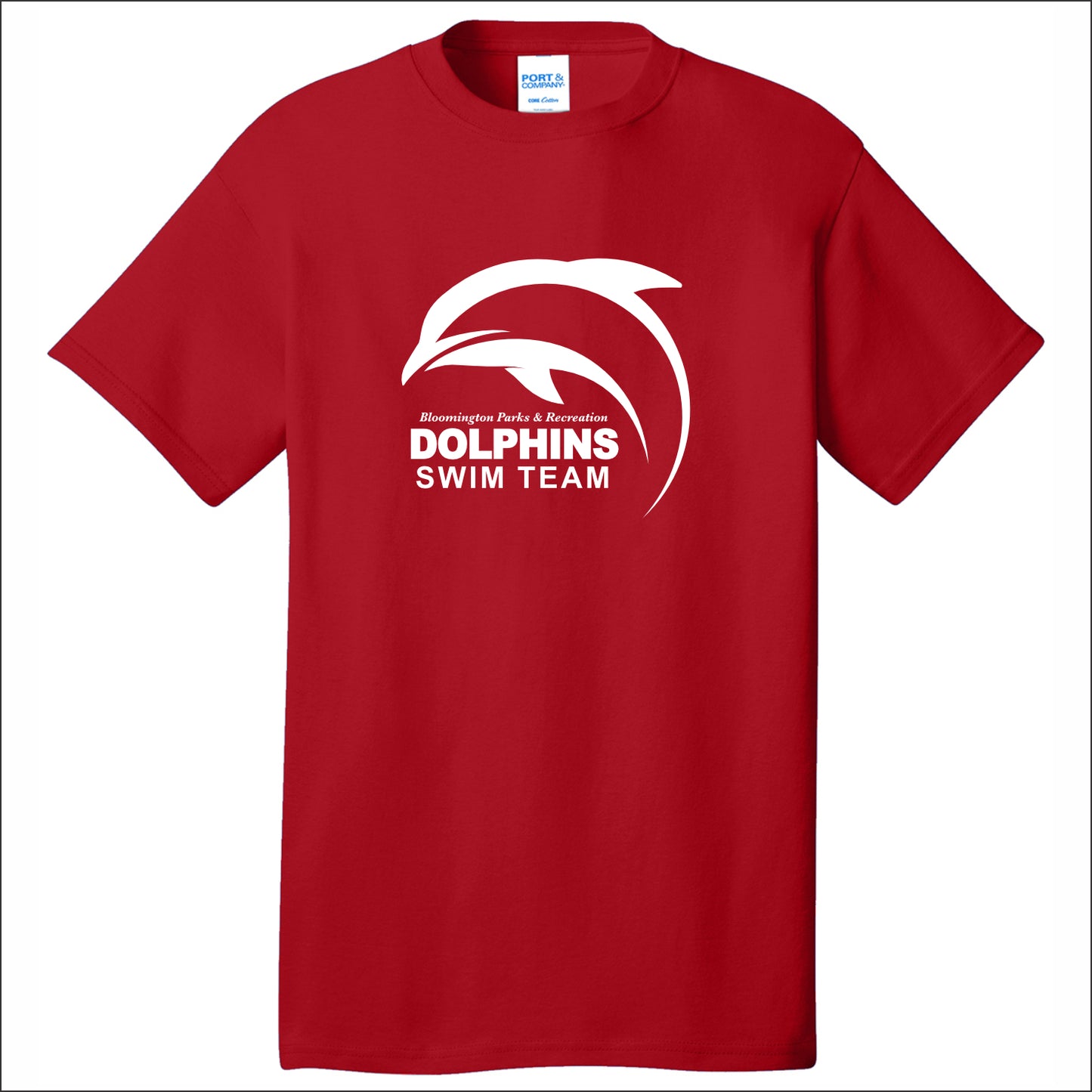Bloomington Dolphins Swim Short Sleeve T-shirt