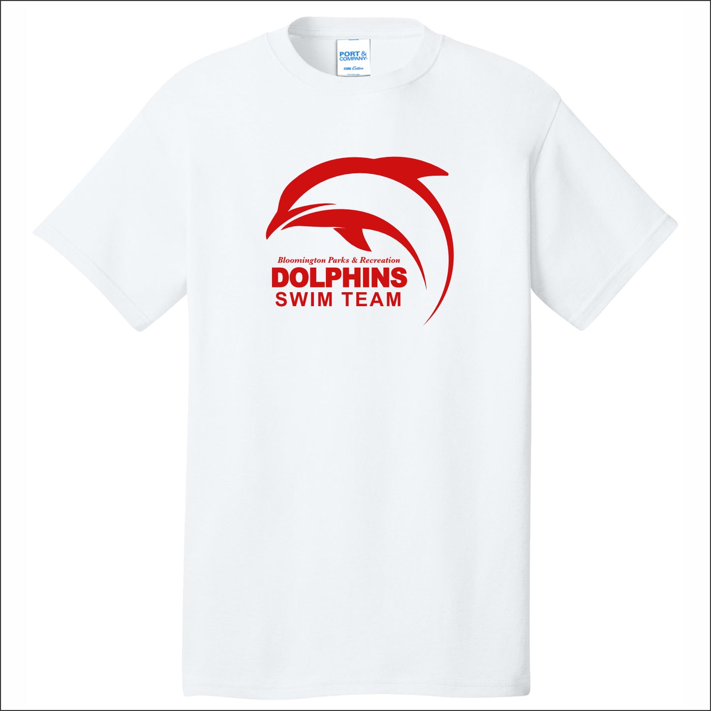 Bloomington Dolphins Swim Short Sleeve T-shirt