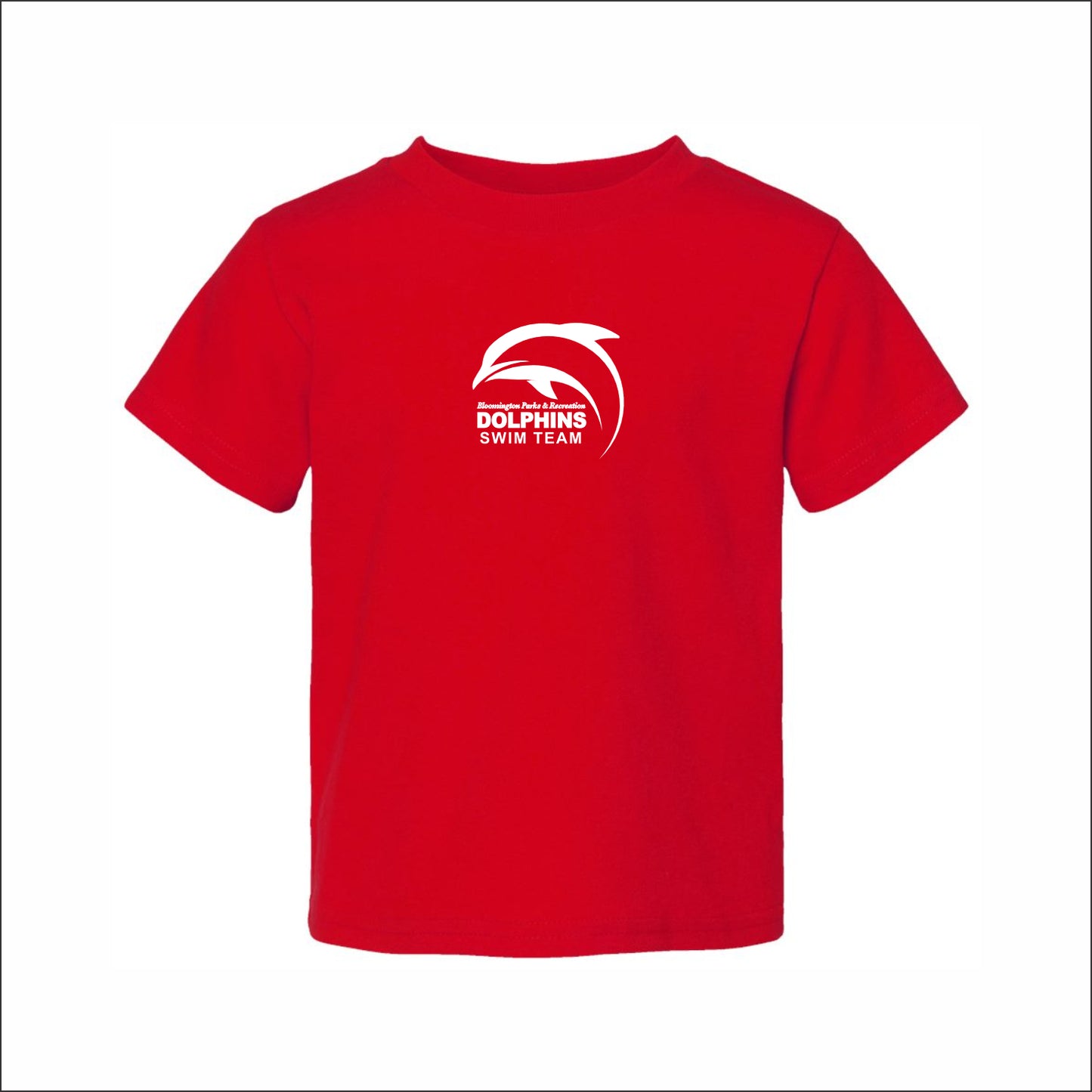 Bloomington Dolphins Swim Toddler Cotton Jersey Tee