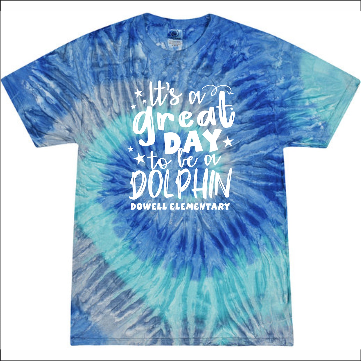 Dowell Elementary Tie-Dye T-shirt - Des. A