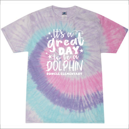 Dowell Elementary Tie-Dye T-shirt - Des. A