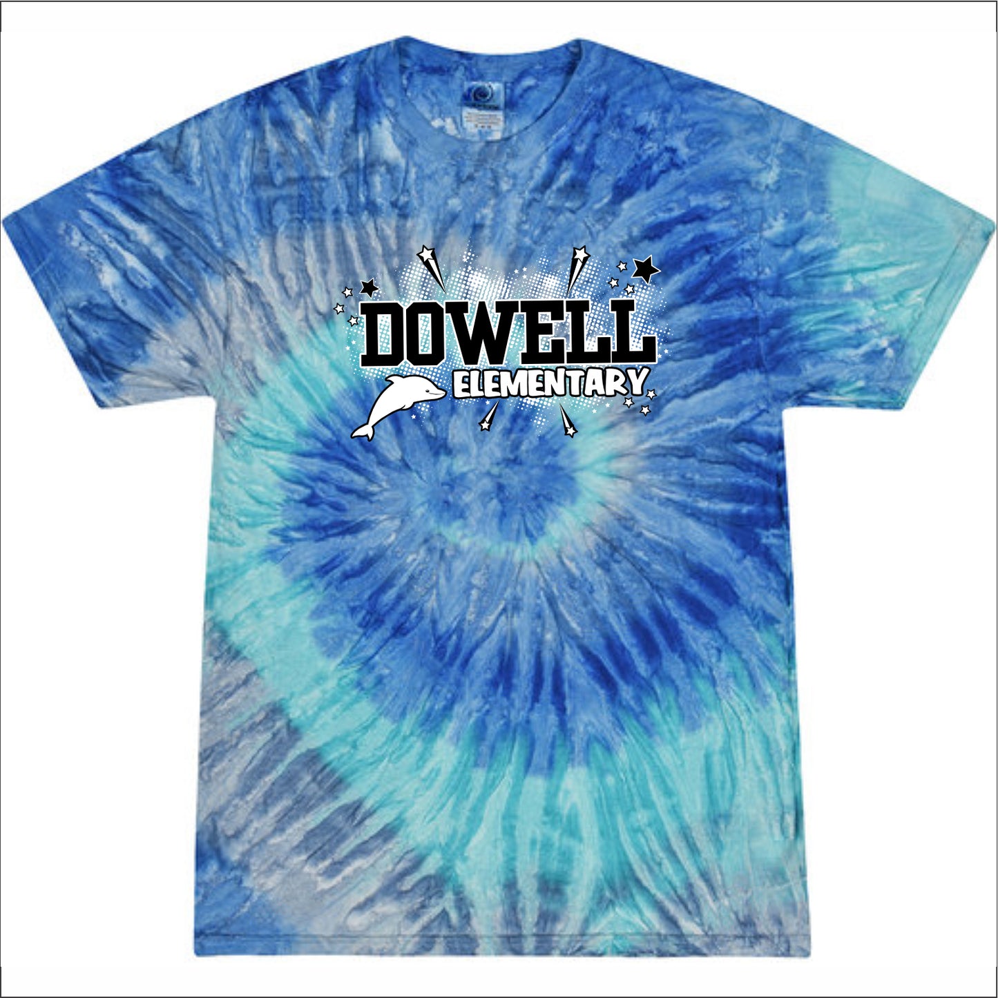 Dowell Elementary Tie-Dye T-shirt - Des. B