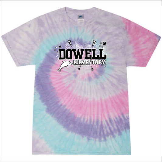 Dowell Elementary Tie-Dye T-shirt - Des. B