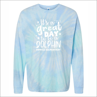 Dowell Elementary Tie-Dye Long Sleeve T-shirt - Des. A