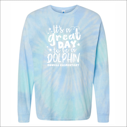 Dowell Elementary Tie-Dye Long Sleeve T-shirt - Des. A