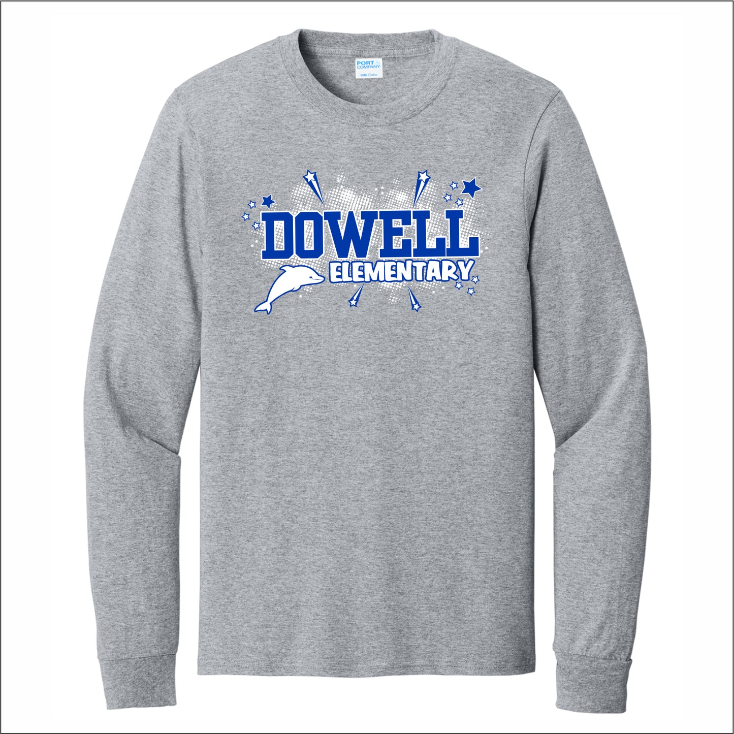 Dowell Elementary Long Sleeve T-shirt - Des. B