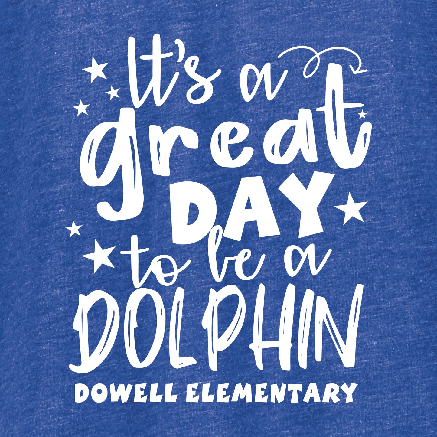 Dowell Elementary Ladies Perfect Tri-Blend Tee - Des. A