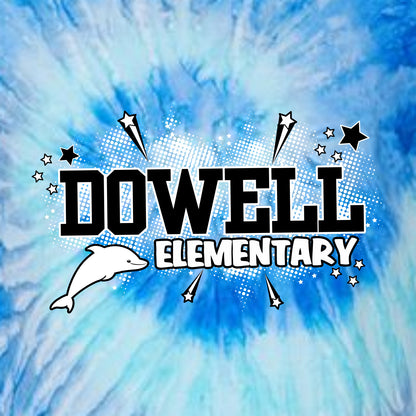 Dowell Elementary Tie-Dye T-shirt - Des. B