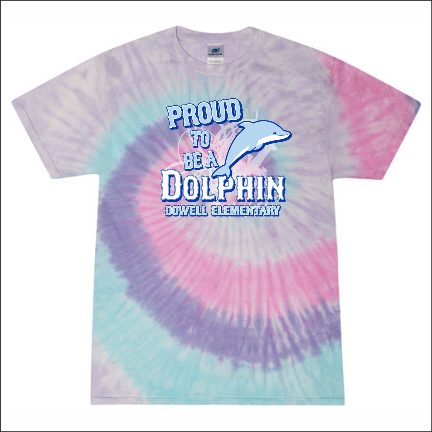 Dowell Elementary Tie-Dye T-shirt - Des. B