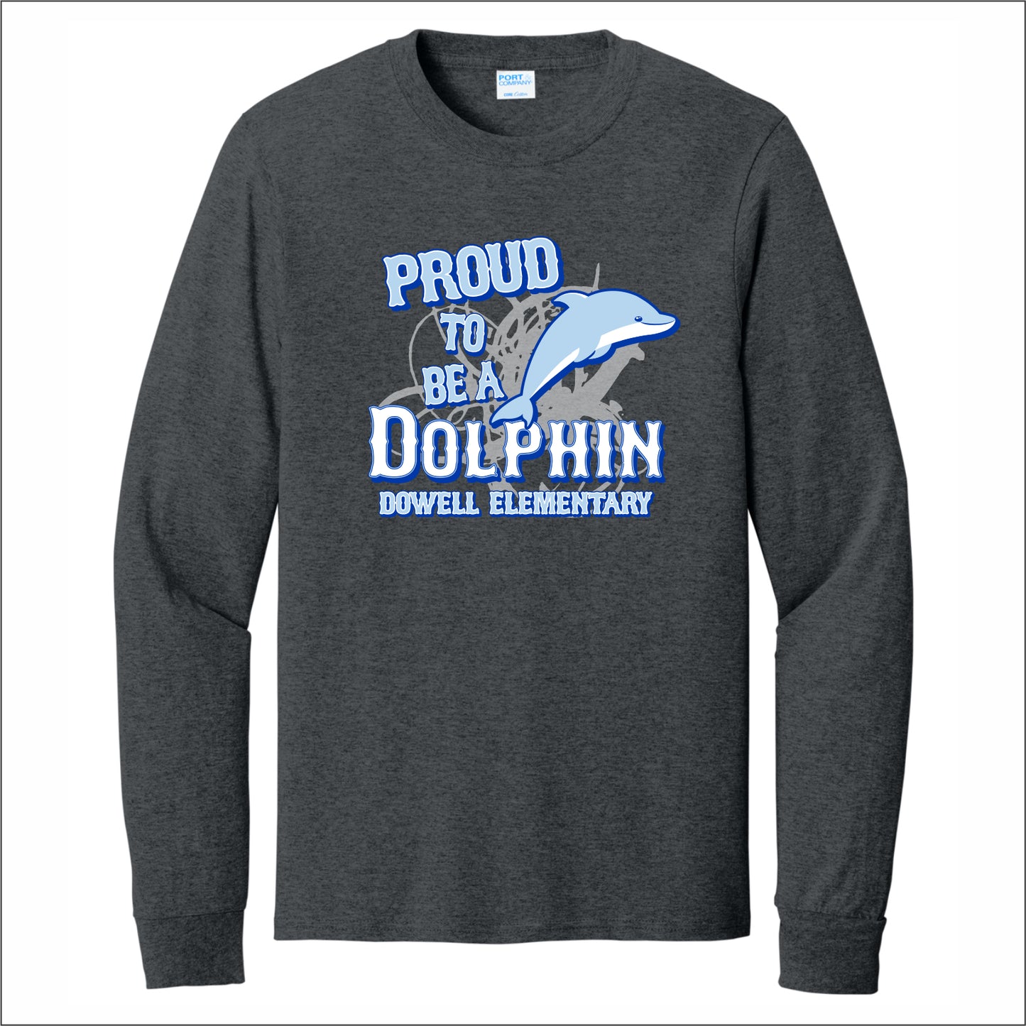 Dowell Elementary Long Sleeve T-shirt - Des. B
