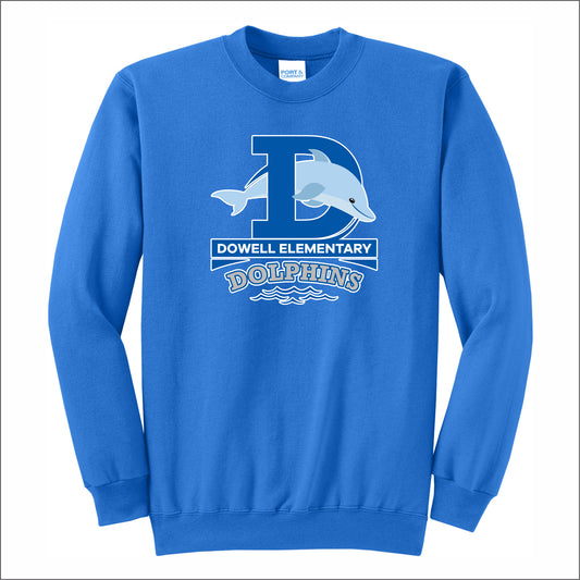 Dowell Elementary Crewneck Sweatshirt - Des. A