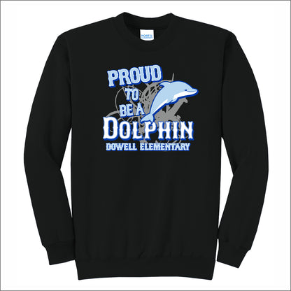 Dowell Elementary Crewneck Sweatshirt - Des. B