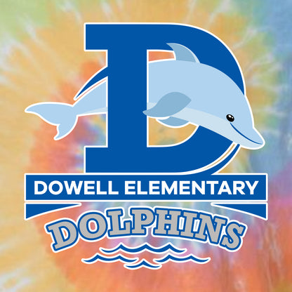 Dowell Elementary Tie-Dye Long Sleeve T-shirt - Des. A