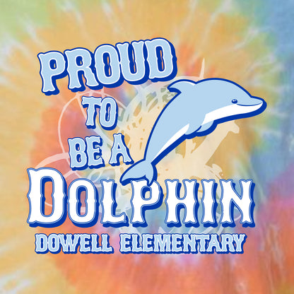 Dowell Elementary Tie-Dye Long Sleeve T-shirt - Des. B