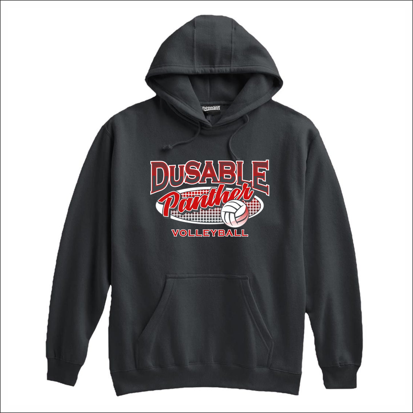 DuSable Volleyball Super Heavyweight 10oz Hooded Sweatshirt