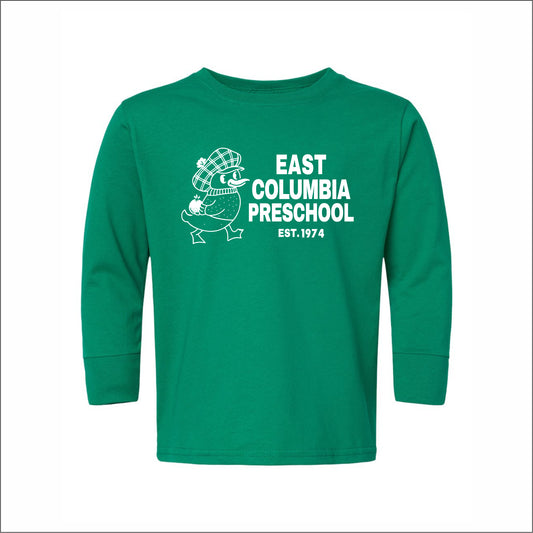 East Columbia Preschool Toddler Fine Jersey Long Sleeve Tee - Des. B