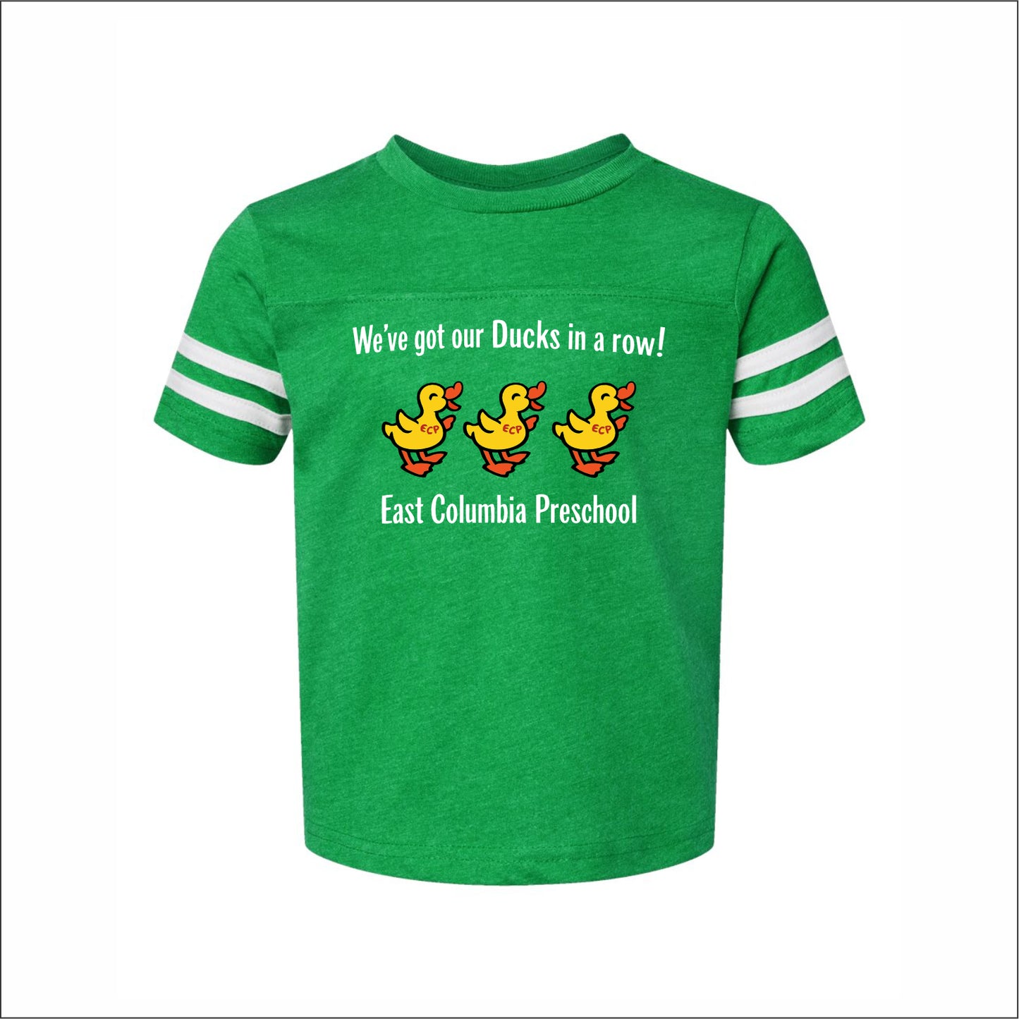 East Columbia Preschool Toddler Football Fine Jersey Tee - Des. B