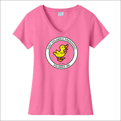 East Columbia Preschool Ladies Fan Favorite V-Neck Tee