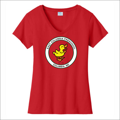 East Columbia Preschool Ladies Fan Favorite V-Neck Tee