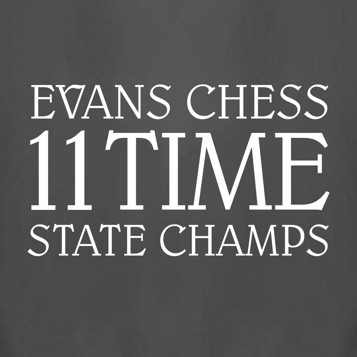 Evans Chess Lineup Performance Hooded Long Sleeve T