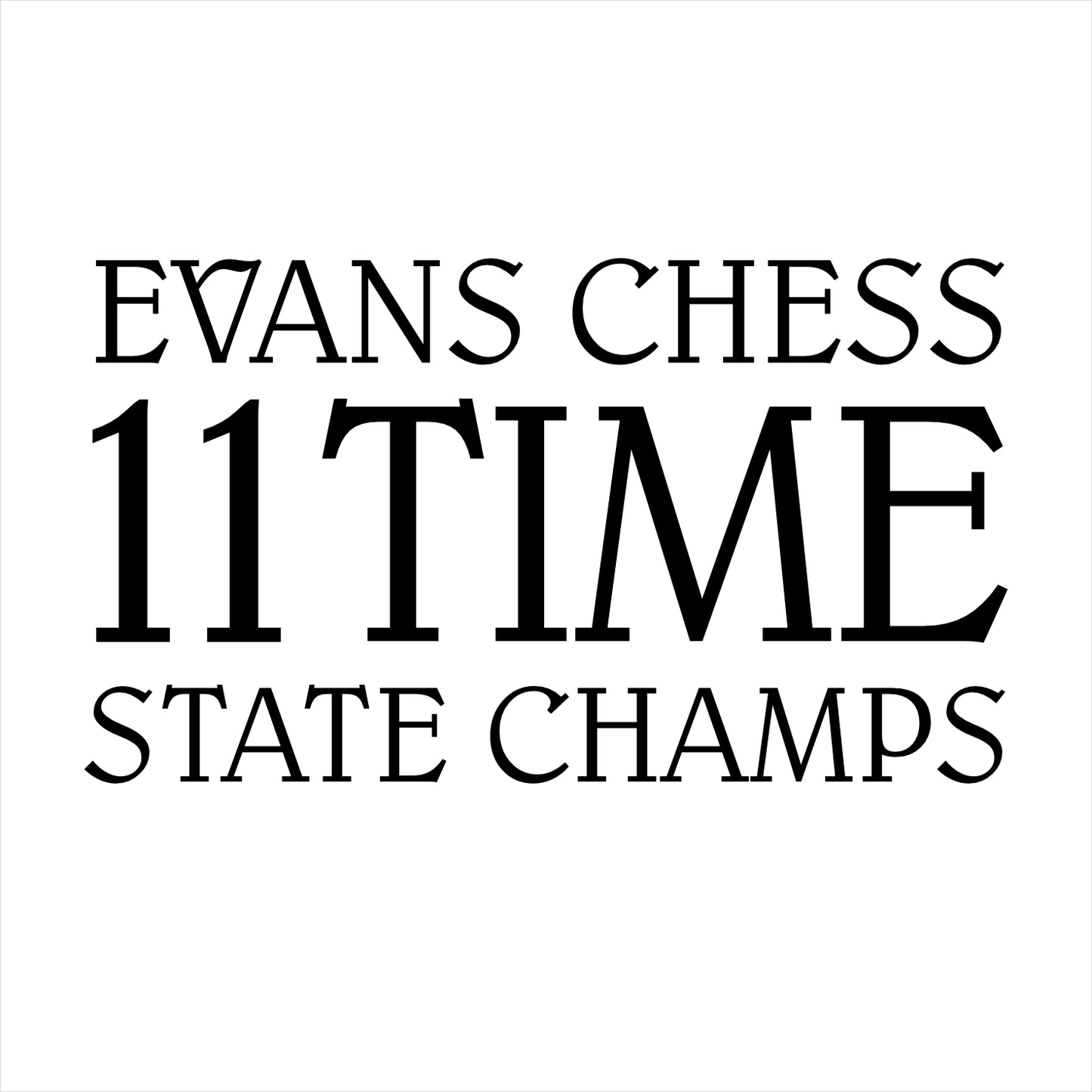 Evans Chess Short Sleeve T-shirt