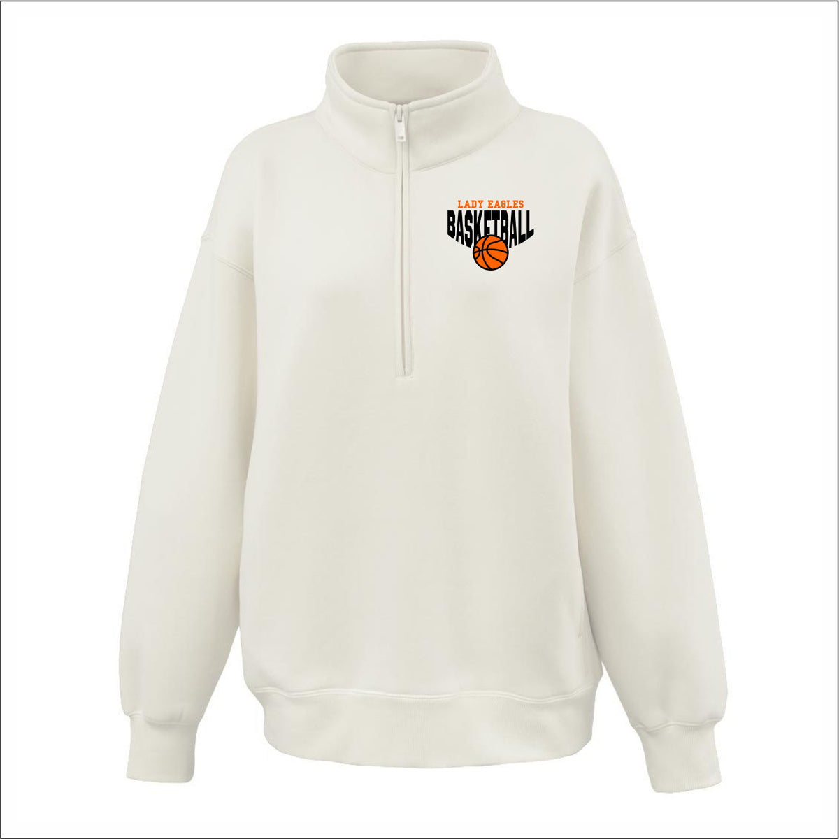 EJHS Girls Basketball Ladies Oversize 1/2 Zip