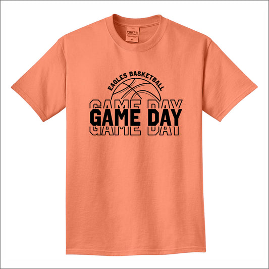 EJHS Girls Basketball Beach Wash Garment-Dyed T-shirt