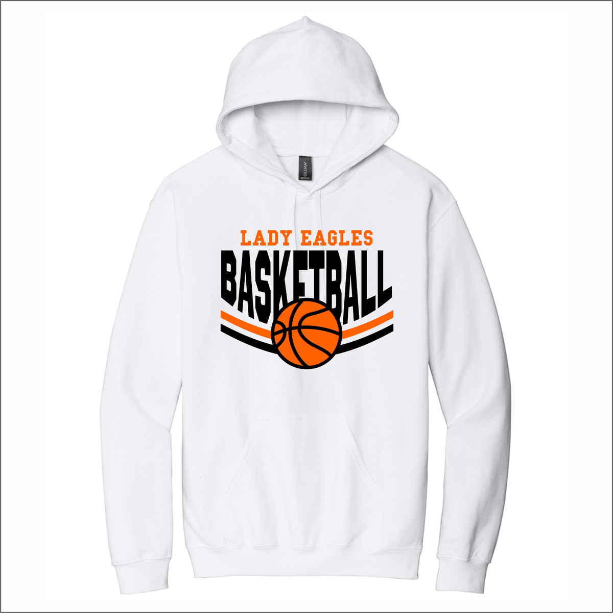 EJHS Girls Basketball Softstyle Hooded Sweatshirt