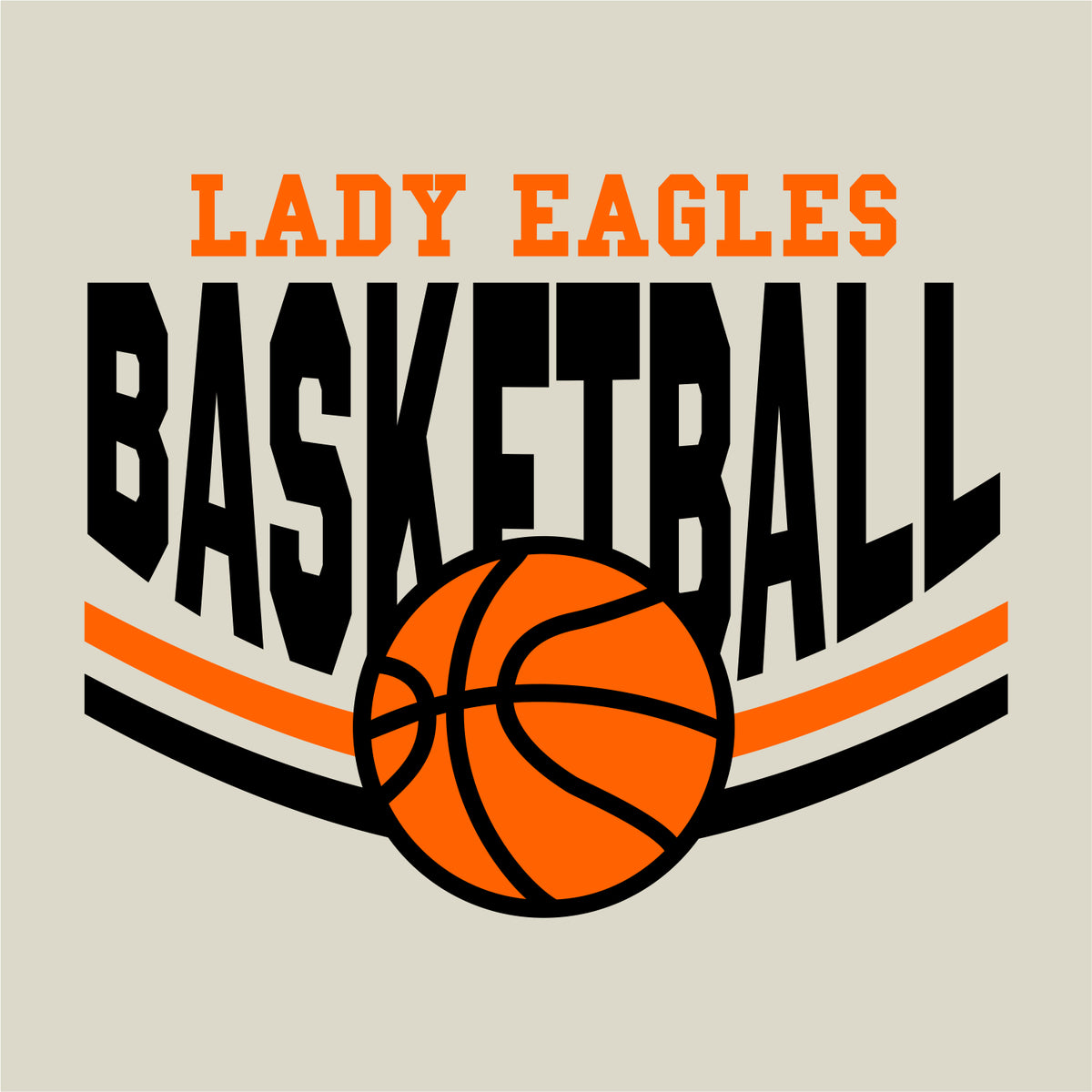 EJHS Girls Basketball Archive Heavyweight Long Sleeve T-shirt