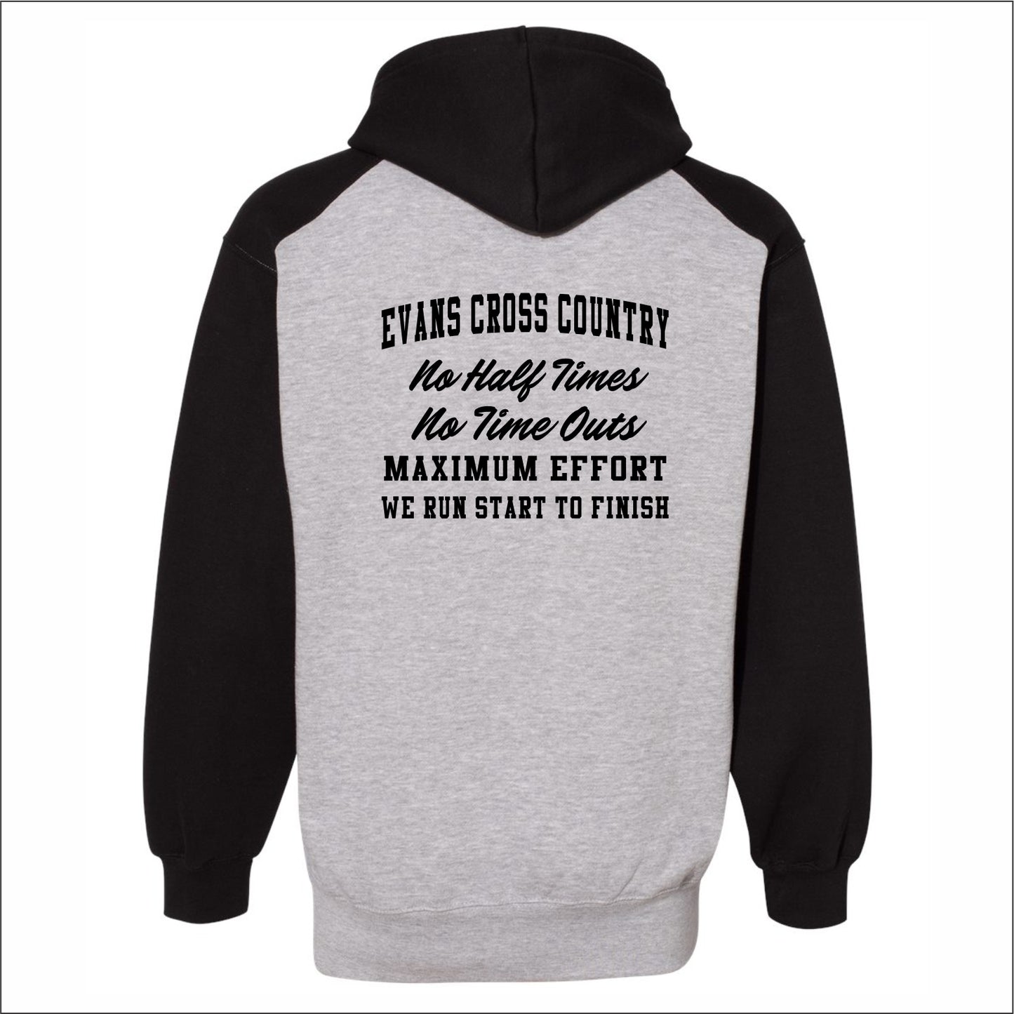 Evans Cross Country Contrast Hooded Sweatshirt