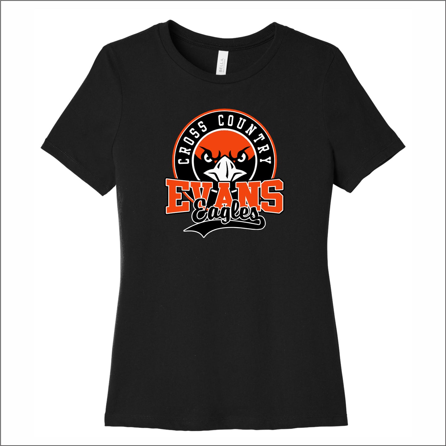 Evans Cross Country Ladies Relaxed Tri-Blend Tee