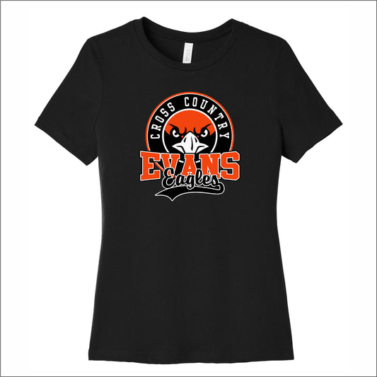 Evans Cross Country Ladies Relaxed Tri-Blend Tee